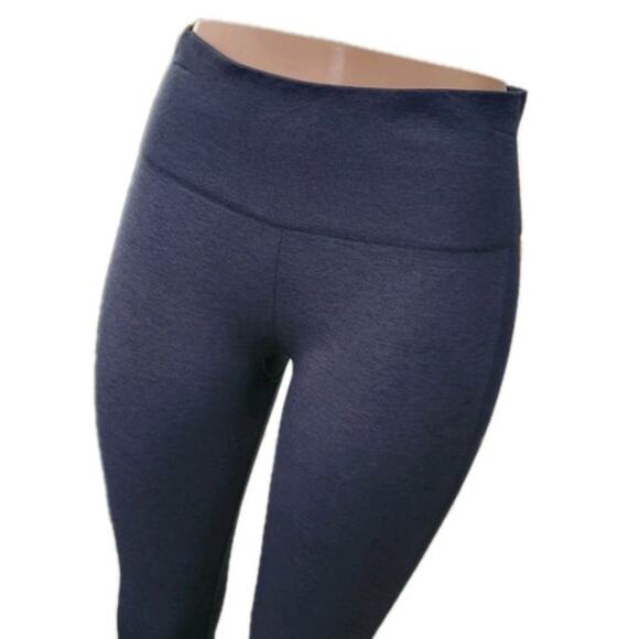 Lululemon Seamlessly Street Crop Leggings Women's Size 8 Cadet Blue Yoga - Picture 3 of 13